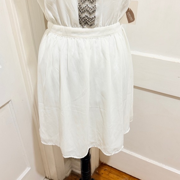 New with Tags! Forever 21 White Dress with Silver Accents - Picture 12 of 16